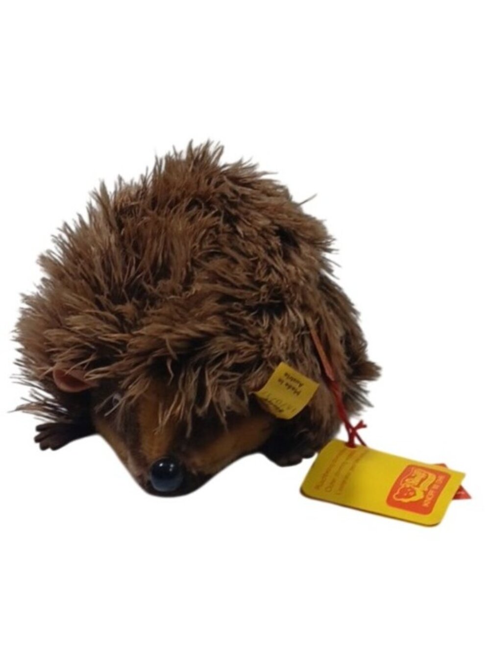 NWT Vintage 7" Steiff Joggi Hedgehog Fao Schwarz Plush Stuffed Animal